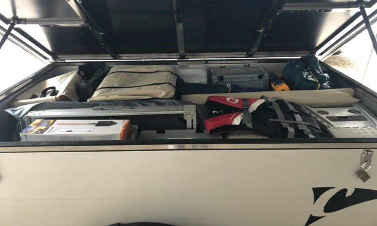 Faltcaravan, Zeltanhänger, Camping